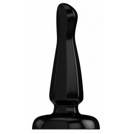 Чёрный анальный стимулятор Bottom Line 6" Model 3 Rubber Black - 15,5 см.
